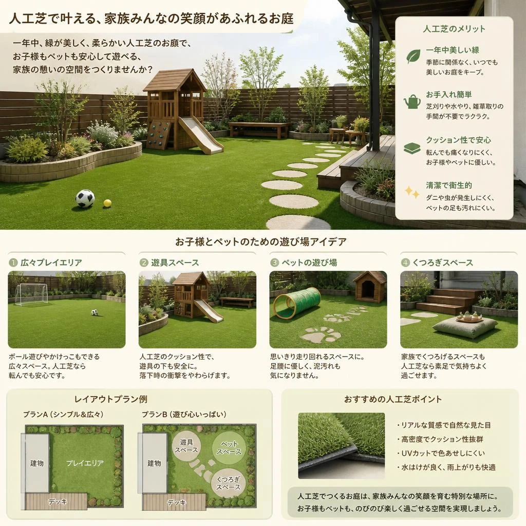 親子で楽しむお庭作り